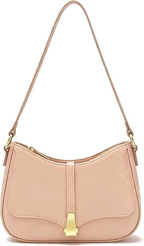 Prettyzys Crescent Shoulder Bag for Women, Vintage Retro Vegan Leather Clutch Tote Handbags Crossbody Bags Handbag for Women in Kuwait