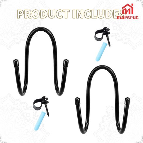 2pcs Vertical Sword Wall Mount Holder Hanger Display, Dagger Flexible Adjustable Hook, Universal Mini Sturdy Stand Rack Bracket Fit Any Size & Style of Weapon Axe Keyblade, Horizontal Adjustment in Saudi Arabia