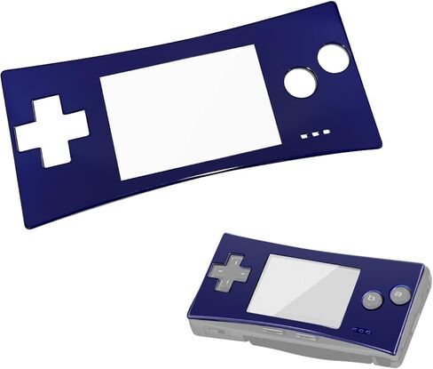 غطاء حماية أمامي بديل XBERSTAR لجهاز تحكم GameBoy Micro GBM (فضي) in Saudi Arabia