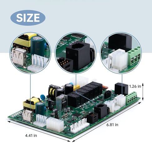 Ice Machine Control Board 000008309 Replacement PCB, Compatible with Manitowoc ID, IB, I, IR, IY, SY Series, Suitable for Commercial & Industrial Ice Makers in Kuwait