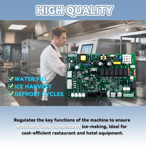 Ice Machine Control Board 000008309 Replacement PCB, Compatible with Manitowoc ID, IB, I, IR, IY, SY Series, Suitable for Commercial & Industrial Ice Makers in Kuwait