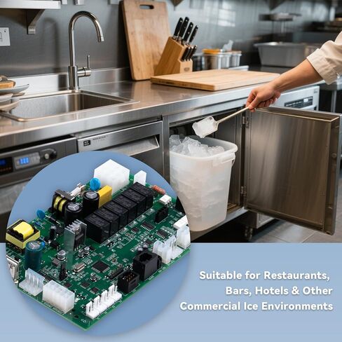 Ice Machine Control Board 000008309 Replacement PCB, Compatible with Manitowoc ID, IB, I, IR, IY, SY Series, Suitable for Commercial & Industrial Ice Makers in Kuwait