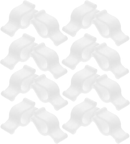 Gadpiparty 30 Pcs Leakproof Cosmetic Dispenser Pump Lock Clips, Pp Plastic Bottle Buckle Clips Compatible with Makeup Remover Oil Lotion & Shampoo Bottles for Secure Travel Use in Saudi Arabia