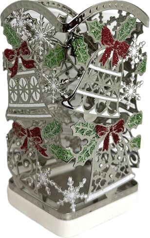 Bath & Body Works Christmas Metallic Bling Bells with Green Holly & Red Bows Gentle Foaming Hand Soap Holder in Kuwait