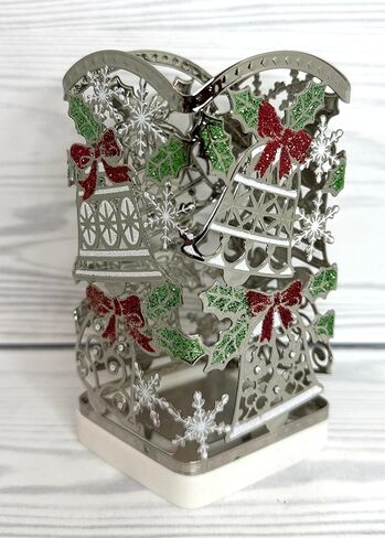 Bath & Body Works Christmas Metallic Bling Bells with Green Holly & Red Bows Gentle Foaming Hand Soap Holder in Kuwait