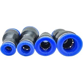 500 قطعة تركيب أنبوب هواء بقطر غير متساوٍ من سلسلة PG اتحاد مستقيم، دفع باللمس في موصلات تركيب هوائية (PG6-4 (500 قطعة)) in Kuwait