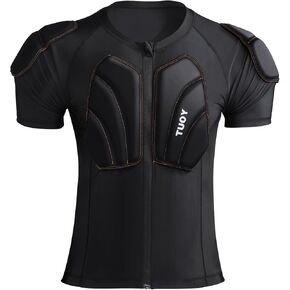 قميص العضلات المبطن من Eicolorte معدات كرة القدم للرجال، قمصان البيسبول الواقية، واقي ضلع الصدر، قميص ضغط مبطن in Kuwait