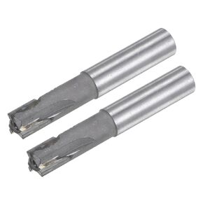 Square Nose End Mill, 14mm Cutting Dia Tungsten Carbide Tip 3 Straight Flutes Milling Cutter with 14mm Straight Shank, 2pcs in Kuwait