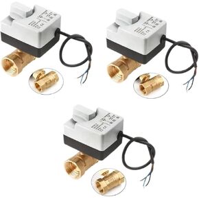 2 Way 3 Wires BV2012 Brass Motorized Ball Valve Electric Actuato with Manual Switch AC220V DN15 DN20 DN25(Single actuator) in Saudi Arabia