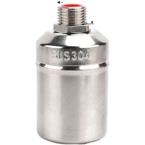 صمام تعويم أوتوماتيكي من الفولاذ المقاوم للصدأ 304 - صمام كروي 1/2 بوصة 3/4 بوصة 1 بوصة، حامل داخلي للتحكم في مستوى خزان برج المياه (3/4 بوصة، مدخل مياه جانبي) in Kuwait