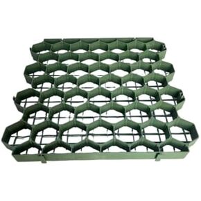 Heavy Duty Plastic Grass Parking Grids - 12 Piece Gravel Driveway Reinforcement Grids for Durable Ground Stabilization & Pathway Support (4cm Thickness) in Kuwait