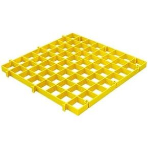 شبكة عشب شديدة التحمل - 12 قطعة من شبكة أرضية الحصى للعشب العشبي ومواقف السيارات وحصيرة الصرف الصحي وواقي الحصى وسمك 25 مم - حل متين لمسار العشب in Kuwait