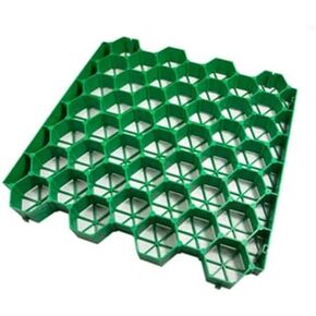 Grass Grids for Driveways & Lawn Mats - Durable Outdoor Pavers for Walkway, Slope, Garden Landscaping, Parking Lots - Green (7cm, 16 Pieces) in Kuwait