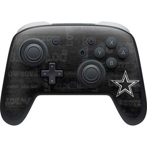 Skinit Decal Gaming Skin Compatible with Nintendo Switch 2 (2025) Pro Controller - Officially Licensed NFL Dallas Cowboys Distressed Design in Saudi Arabia