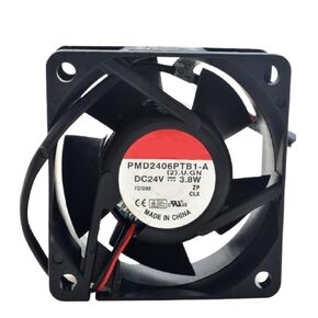 PMD2406PTB1-A 24 فولت 3.8 وات 6 سم 60 * 25 2 سلك مروحة عاكسة in Kuwait