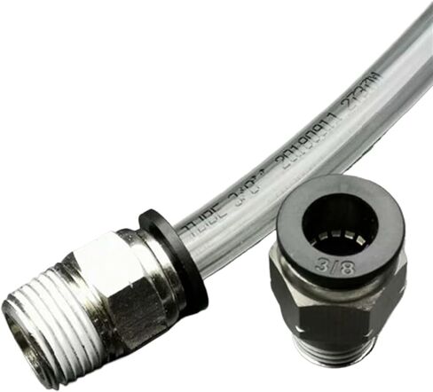 PC هوائي موصل سريع NPT ذكر الموضوع 1/8 "1/4" 3/8 "1/2 موصل الخرطوم 5/32 5/16 OD أنبوب الهواء موصل قابس سريع (PC1-4-N04) in Kuwait