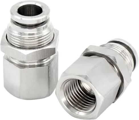 10 قطعة PMF4-01، PMF4-02، PMF6-01، PMF6-02، PMF8-01، PMF8-02، PMF10-02، 304 موصل حاجز من الفولاذ المقاوم للصدأ (10 قطعة PMF4-01) in Kuwait