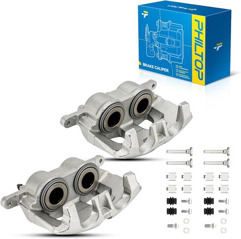 Philtop Brake Caliper الخلفية متوافقة مع 1999-2003 Ford F-150 ، 1997-2002 Ford Expedition ، 2004-2004 Ford F-150 Heritage ، 1998-2002 Lincoln Navigator ، 1997-1999 Ford F-250 ، 18-4678 ، 18-4679 in Kuwait