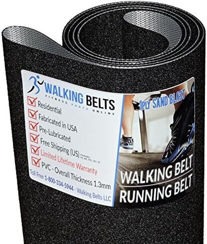 WalkingBeltsLLC - ProForm i Series 765 Cross Trainer Treadmill Walking Belt PFTL795071 1ply Sand Blast + Free 1oz Lube in Saudi Arabia