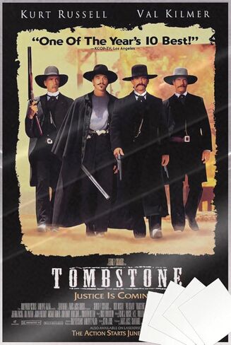 Tombstone - Movie Poster (Regular Style - Black) (Size: 24" x 36") in Saudi Arabia