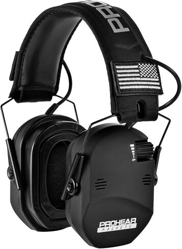 PROHEAR 022 Electronic Ear Protection for Shooting & Hunting - 29dB SNR Noise Reduction, 5X Sound Amplification, 4 Omnidirectional Microphones, HD Speakers - Gun Range Hearing Protection Muffs,Green in Saudi Arabia