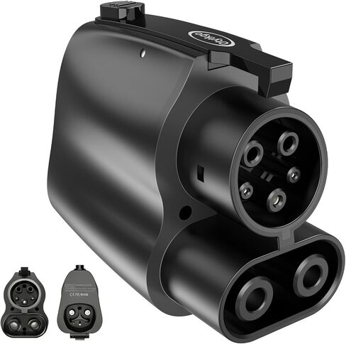NACS to CCS Adapter,Tesla to CCS1 Supercharger Adapter 500A 1000V Fast Charger for V3/V4 DC Charging Stations, Compatible with Ford, GM, Rivian EVS Black in Saudi Arabia