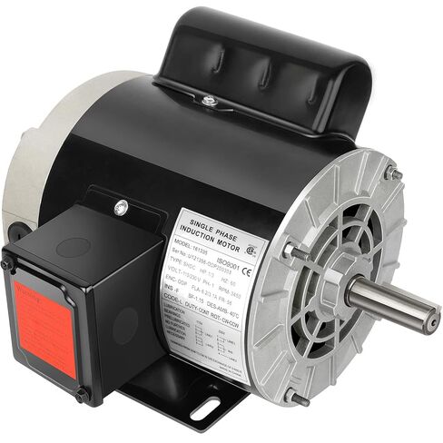 Air Compressor Motor 5HP, Industry AC Motor, Electric Motor 184T Frame Farm Duty Motor, 1750 RPM TEFC 208-230V 28.5-27.0 CW/CCW in Saudi Arabia