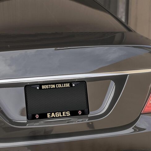 إطار كروم أسود قياسي من Rico Industries NCAA Boston College Eagles مع إدراج ملصق مقاس 12 بوصة × 6 بوصة ملحقات السيارة/الشاحنة التلقائية in Kuwait
