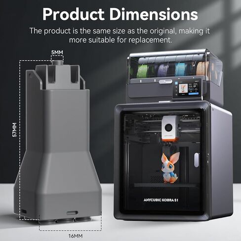 8 Colors Filament Hub Achieve 8-Color Printing High-Precision Filament Switching Compatible with Anycubic Kobra 3/3 V2 ACE Pro, Kobra S1 ACE Pro, Kobra 3 Max Combo 3D Printers in Saudi Arabia