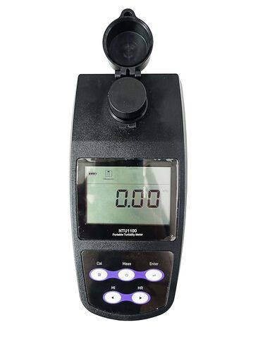 HFBTE Portable Turbidity Meters Analyzer Digital Turbidimeter Nephelometer with Measurement Range 0~1100NTU/FNU 0~275EBC 0~9999ASBC USB Interface Storage Function Formazine Standard Turbidity Solution in Saudi Arabia
