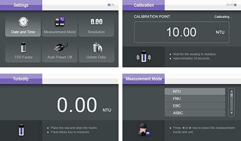 HFBTE أجهزة قياس التعكر الفوقية مقياس التعكر مقياس الكلية مع المدى 0 ~ 2000 NTU / FNU 0 ~ 500 EBC 0 ~ 9999 ASBC إجمالي المواد الصلبة المعلقة وضع القياس حل التعكر القياسي Formazine واجهة USB in Kuwait