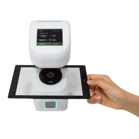HFBTE Portable Haze Meter 21mm 15mm 12mm Multi Apertures Hazemeter for Glass,Plastic,Film,Display Screen,Etc with Light Source CIE-A,CIE-C,CIE-D65 ASTM&ISO Haze/Transmittance Automatic Calibration in Saudi Arabia