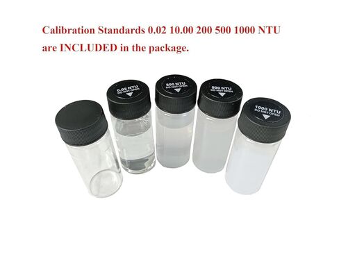 HFBTE Benchtop Turbidimeters Multiparameter 2000 NTU Turbidity Meter Nephelometer with Calibration Standards Solution 0.02,10.00,200,500,1000NTU Total Suspended Solids Measurement Mode USB Interface in Saudi Arabia