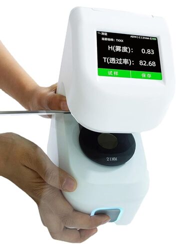 HFBTE 21mm 15mm 12mm Haze Meter Transmission Hazemeter With 3 Test Aperture ASTM D1003/D1044,ISO 13468/ISO14782,JIS K 7105,JIS K 7361,JIS K 7136,GB/T 2410-08 Standards Repeatability 0.02 USB Interface in Saudi Arabia