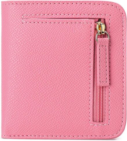 محفظة صغيرة للنساء حامل بطاقة الائتمان Bifold RFID حظر مع جيب السوستة in Kuwait