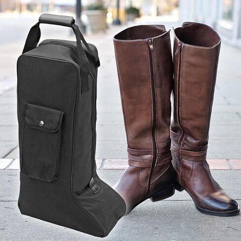 JISADER Horse Riding Tall Boot Bag, Equestrian Equipment Organizer, Portable Storage Pouch for Knight Boots, Home Carry Bag in Saudi Arabia