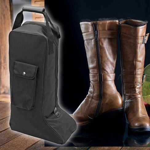 JISADER Horse Riding Tall Boot Bag, Equestrian Equipment Organizer, Portable Storage Pouch for Knight Boots, Home Carry Bag in Saudi Arabia