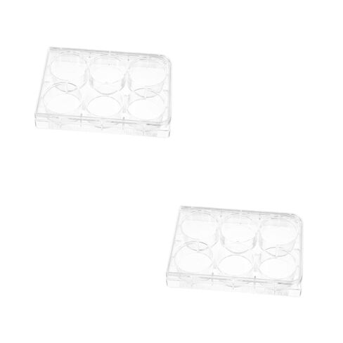 Luxshiny 5pcs 6-Well Cell Culture Plate Lab Equipment Tray Lid for Tissue Culture in Saudi Arabia