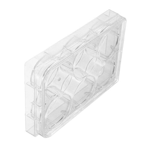 Luxshiny 5pcs 6-Well Cell Culture Plate Lab Equipment Tray Lid for Tissue Culture in Saudi Arabia