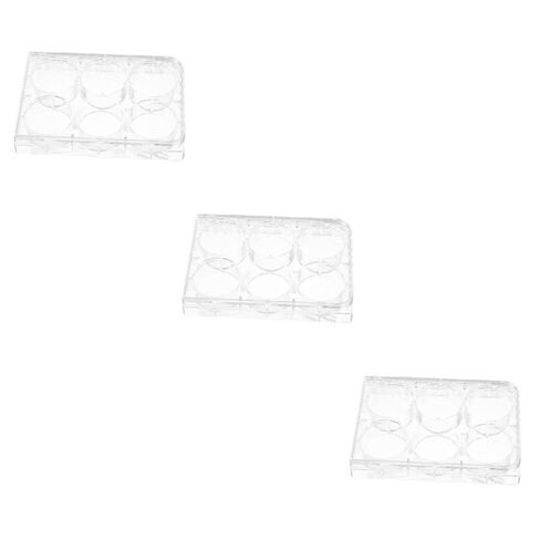 Luxshiny 5pcs 6-Well Cell Culture Plate Lab Equipment Tray Lid for Tissue Culture in Saudi Arabia
