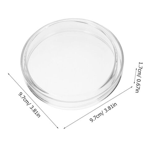 GANAZONO 5pcs Agar Culture Dishes Lid for Laboratory Use for Science Experiments and Cell Culture Reusable Petri Plates for Teaching and Research in Saudi Arabia