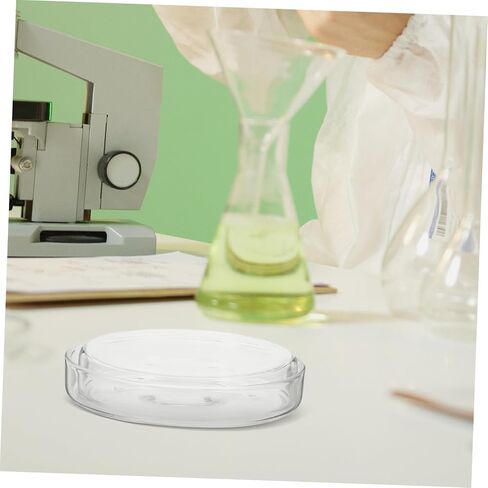 GANAZONO 5pcs Agar Culture Dishes Lid for Laboratory Use for Science Experiments and Cell Culture Reusable Petri Plates for Teaching and Research in Saudi Arabia