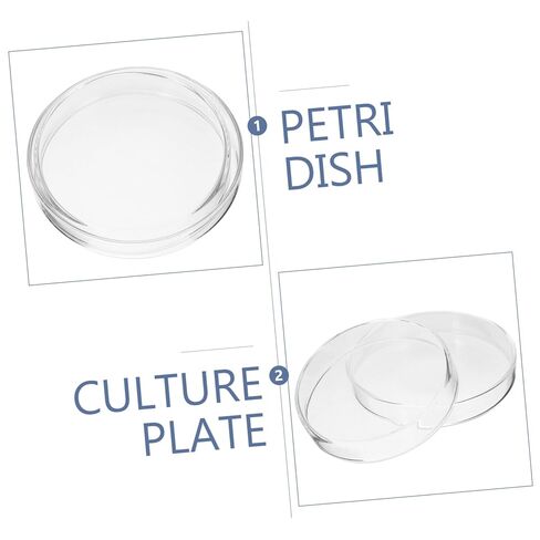 GANAZONO 5pcs Agar Culture Dishes Lid for Laboratory Use for Science Experiments and Cell Culture Reusable Petri Plates for Teaching and Research in Saudi Arabia