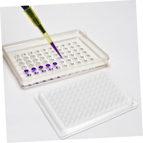 Holibanna 100pcs Reaction Plates Cell Culture Trays Laboratory Tissue Culture Plate Lab Equipment in Saudi Arabia