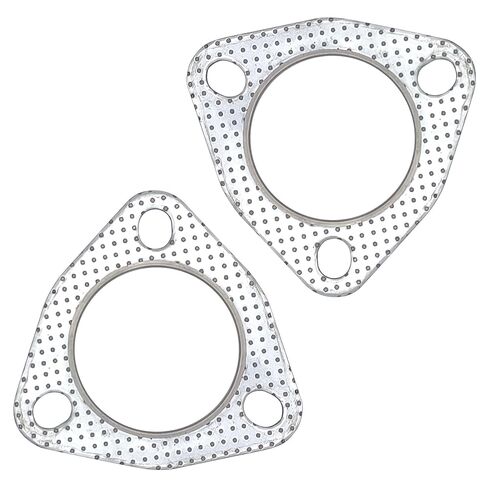 3.5 Inch Exhaust Gasket 3-Bolt 89.5mm Muffler Flange Header High Temperature w/Fire Ring Replacement 2 Pcs 3.5in in Saudi Arabia
