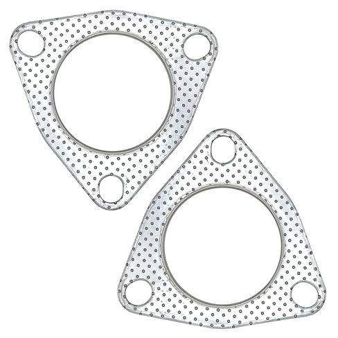 3.5 Inch Exhaust Gasket 3-Bolt 89.5mm Muffler Flange Header High Temperature w/Fire Ring Replacement 2 Pcs 3.5in in Saudi Arabia