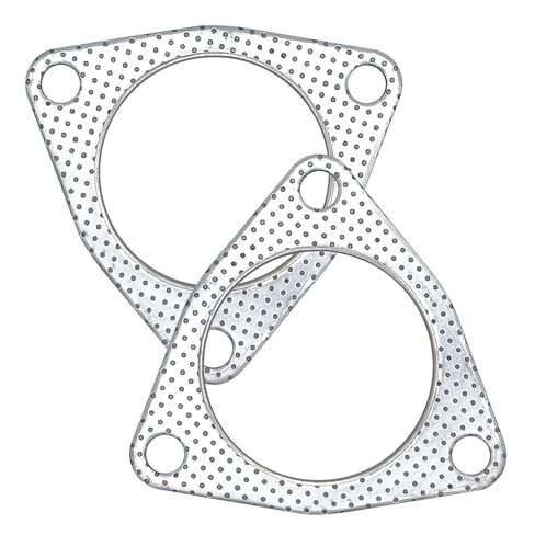 3.5 Inch Exhaust Gasket 3-Bolt 89.5mm Muffler Flange Header High Temperature w/Fire Ring Replacement 2 Pcs 3.5in in Saudi Arabia