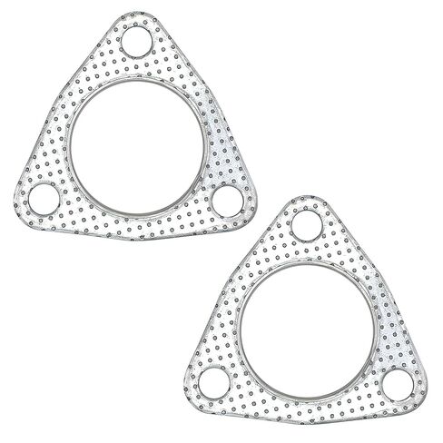 3.5 Inch Exhaust Gasket 3-Bolt 89.5mm Muffler Flange Header High Temperature w/Fire Ring Replacement 2 Pcs 3.5in in Saudi Arabia