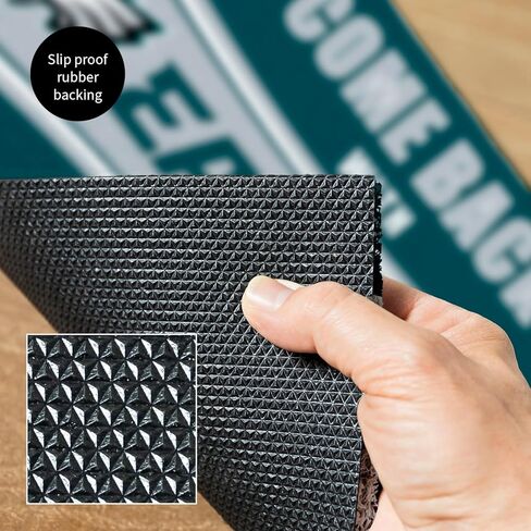 Team Sports America NFL Philadelphia Eagles | Indoor and Outdoor Entryway | 28 x 16 Inches | Non Slip Back | Welcome Floor Mats | Muddy Dog Paws | Front Door Entrance Home Décor in Saudi Arabia