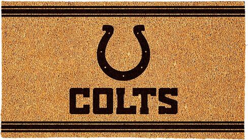 Team Sports America NFL Indianapolis Colts Coir Welcome Mat, 28 x 16 in Saudi Arabia
